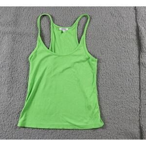 New Pistola Top Paloma Small Rib Lime Green Small Ribbed Racer Back